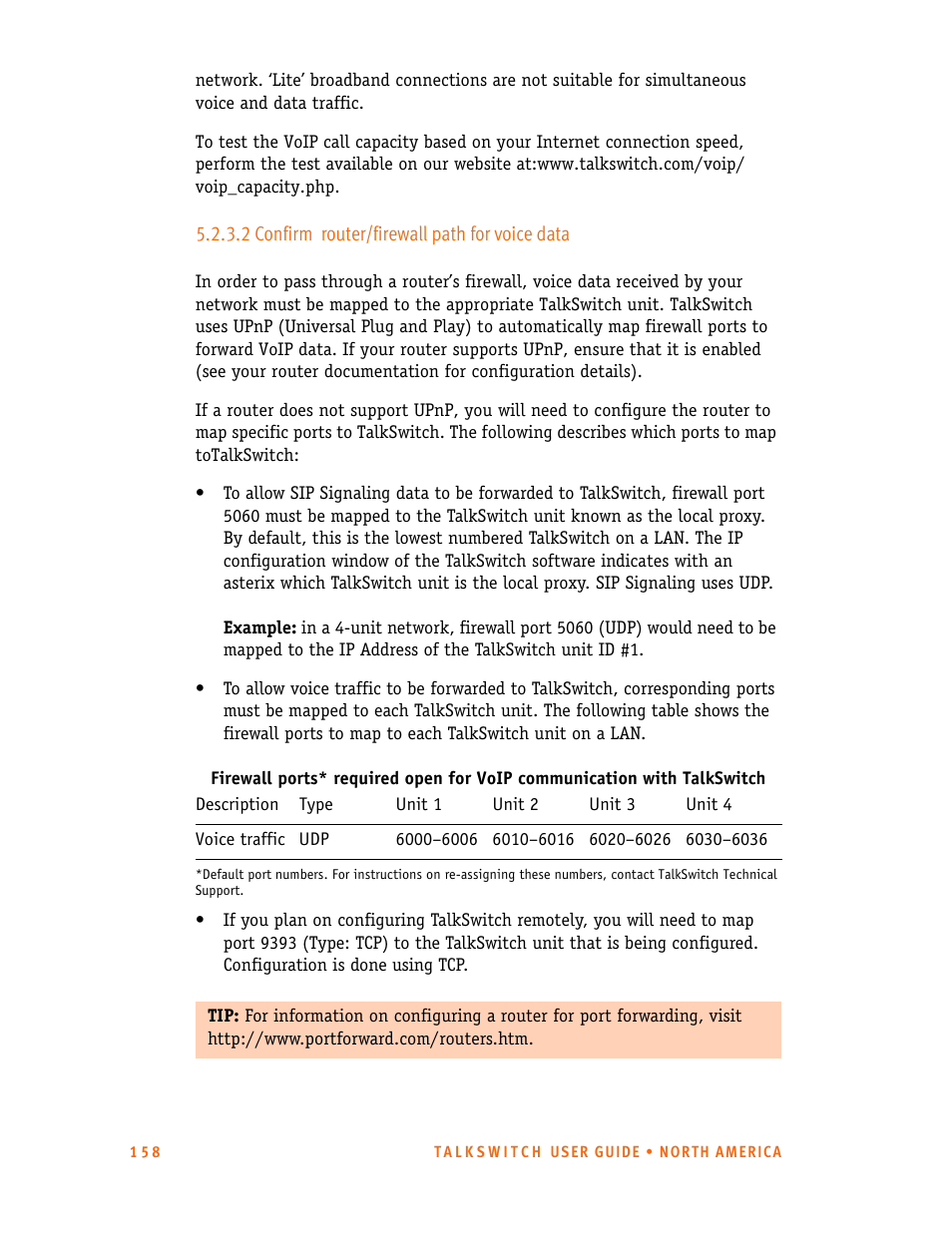 2 confirm router/firewall path for voice data | Talkswitch 24-CA User Manual | Page 170 / 243