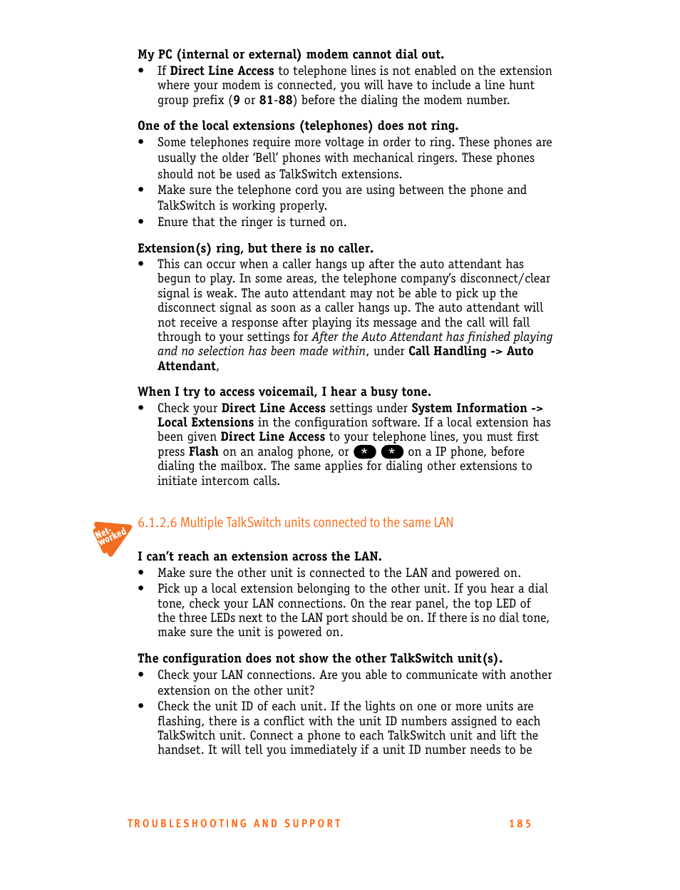 Talkswitch 24-CA User Manual | Page 197 / 243