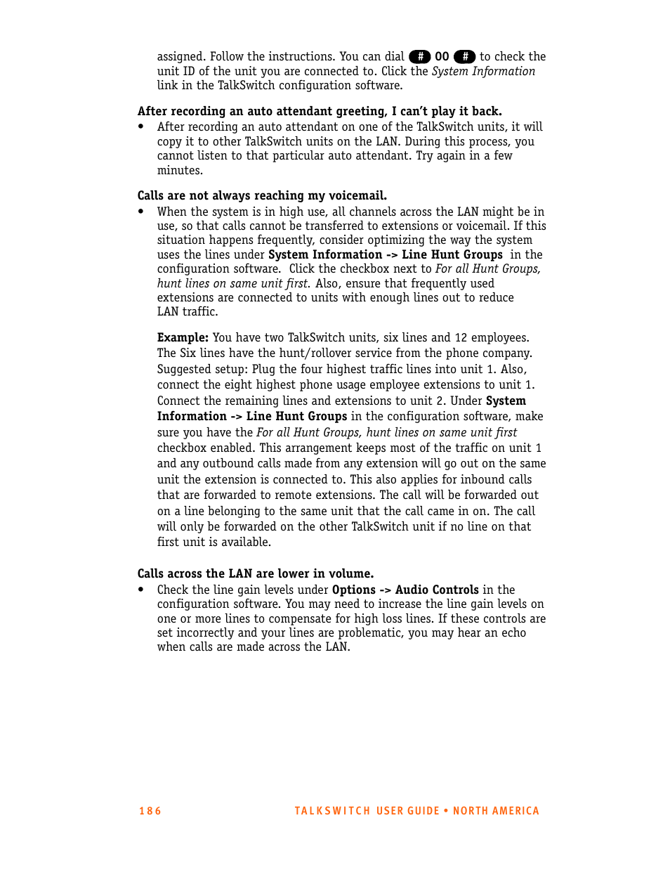 Talkswitch 24-CA User Manual | Page 198 / 243