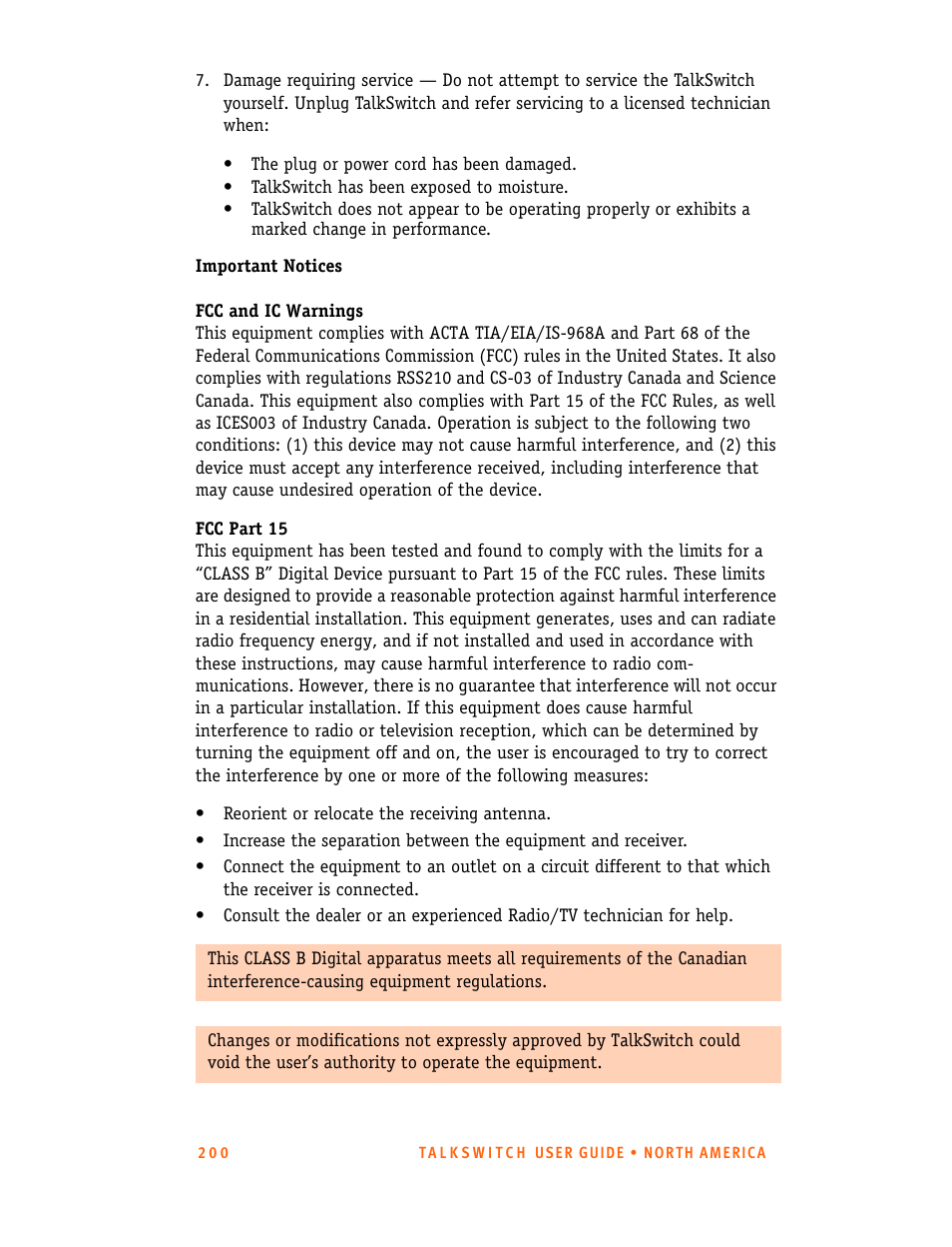 Talkswitch 24-CA User Manual | Page 212 / 243