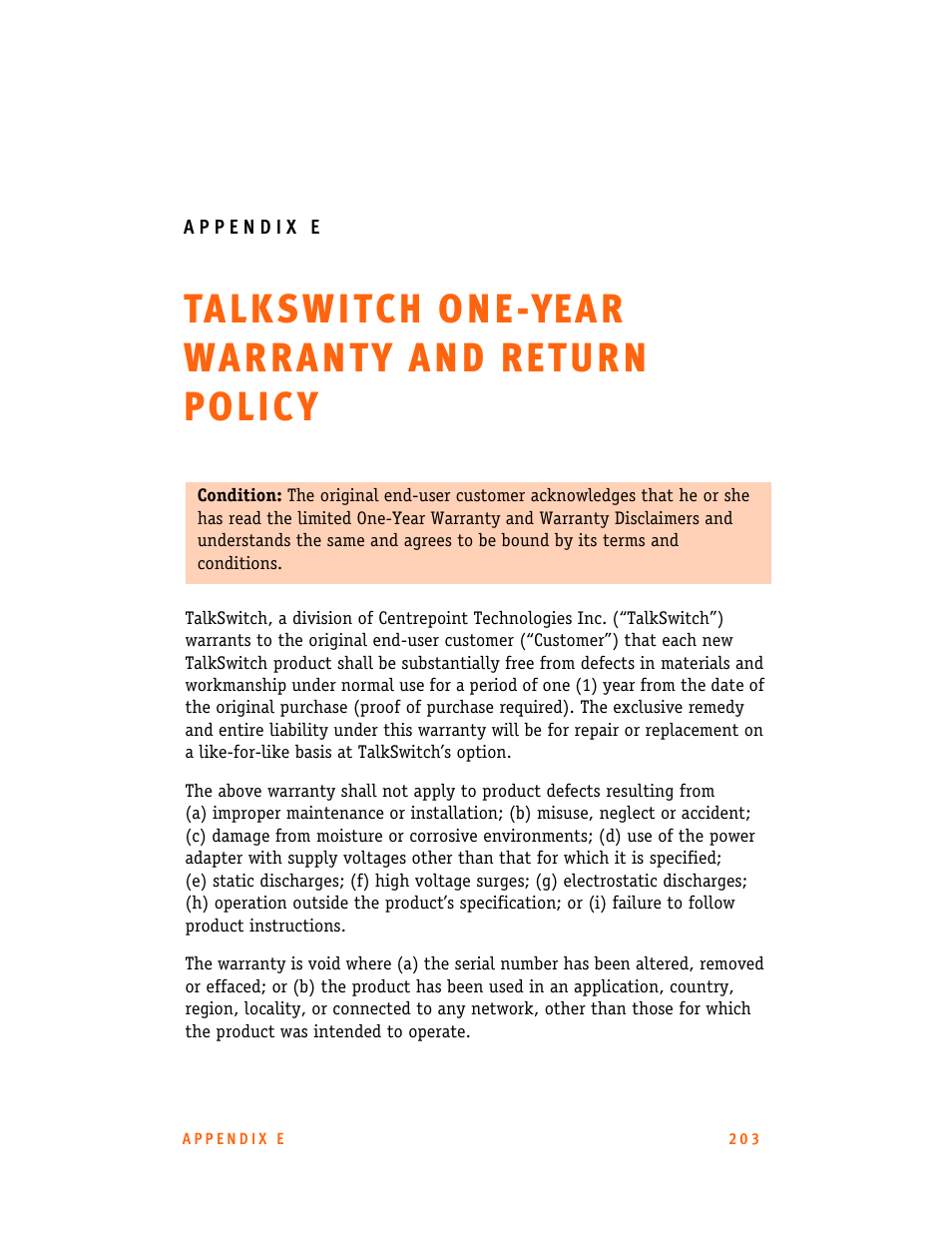 Talkswitch 24-CA User Manual | Page 215 / 243