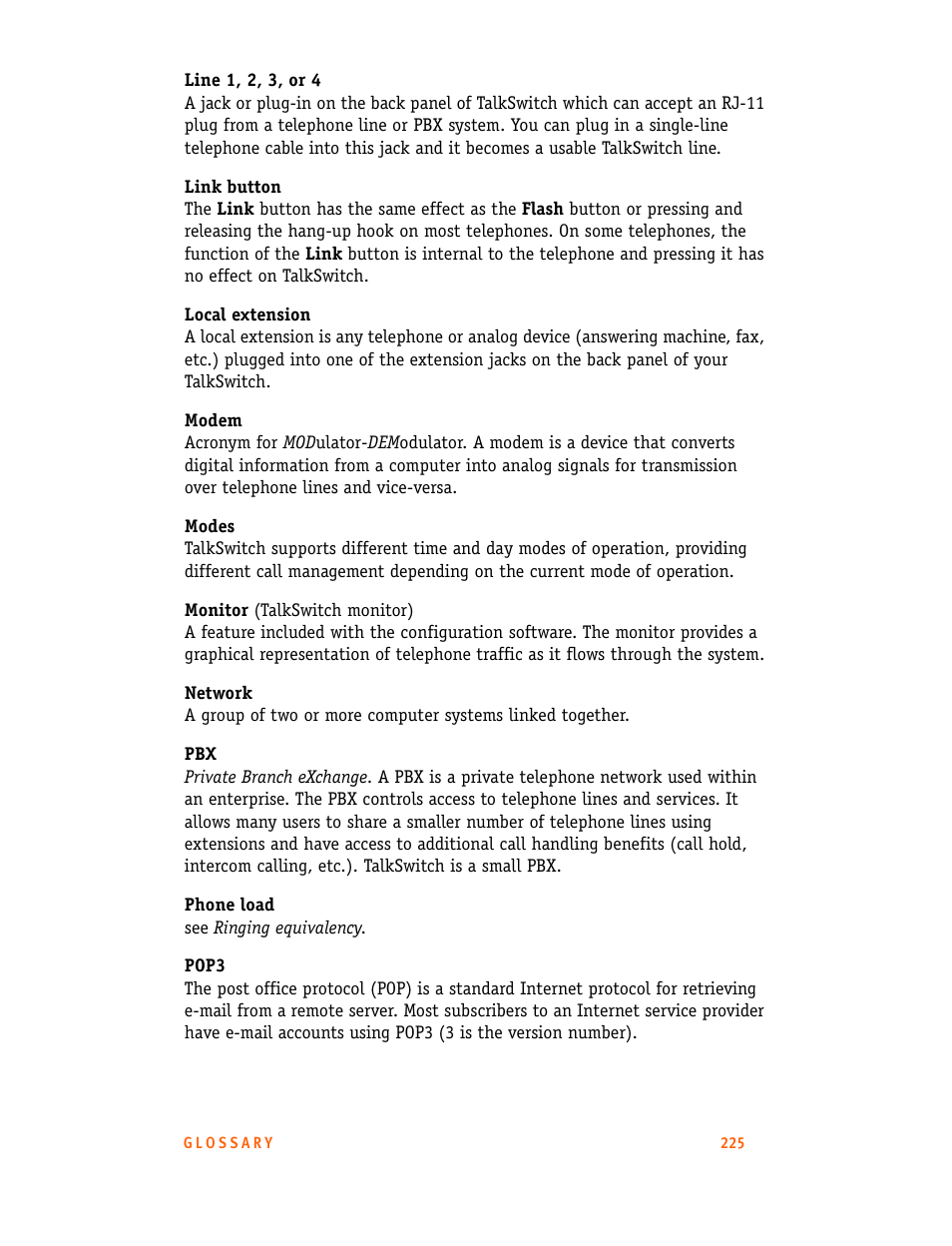 Talkswitch 24-CA User Manual | Page 237 / 243