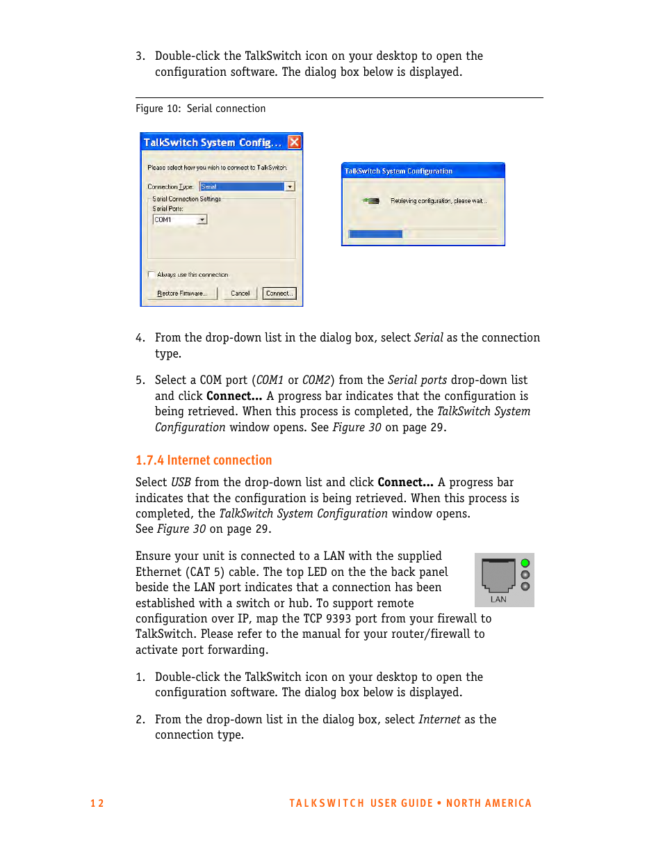 4 internet connection | Talkswitch 24-CA User Manual | Page 24 / 243
