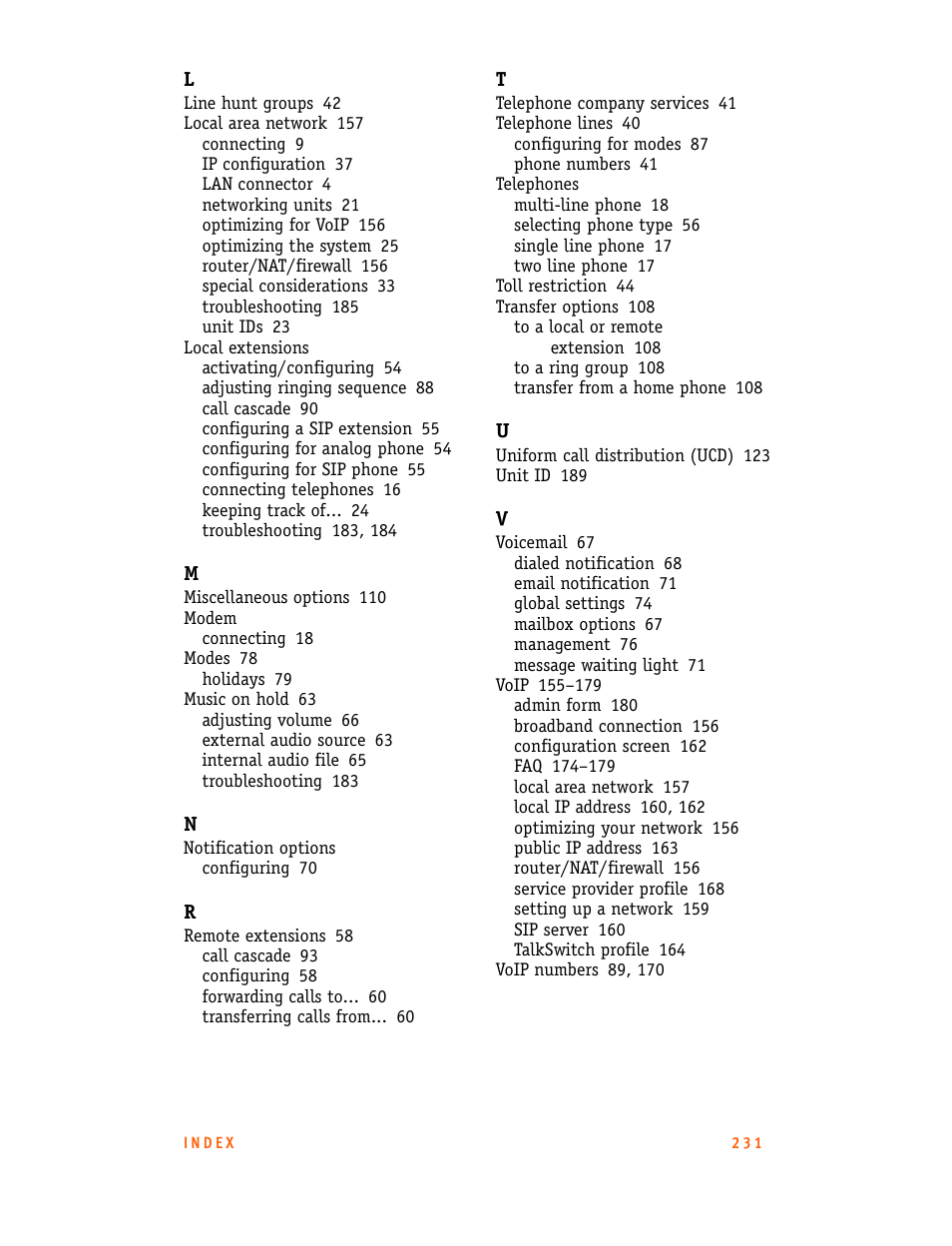 Talkswitch 24-CA User Manual | Page 243 / 243