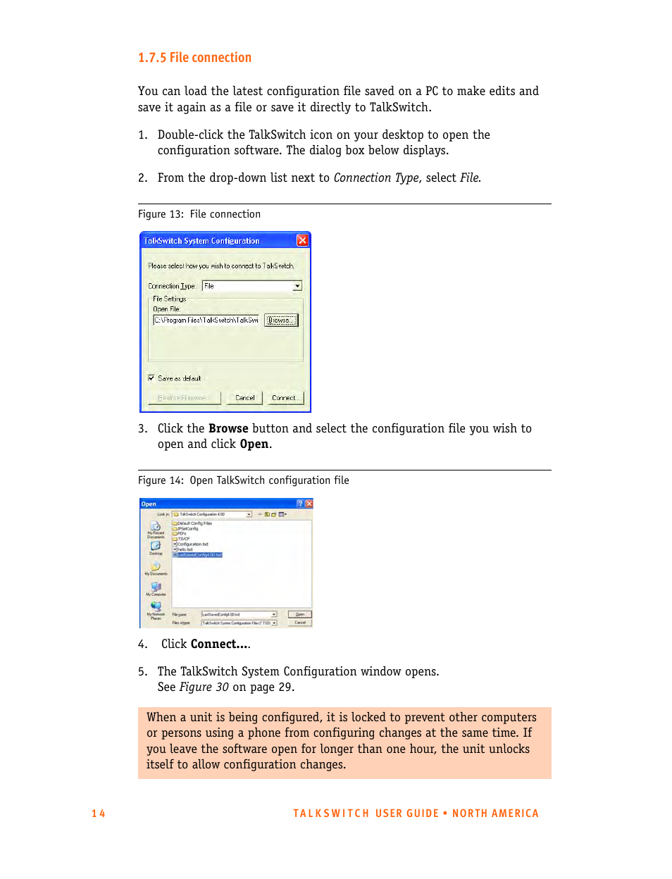 5 file connection | Talkswitch 24-CA User Manual | Page 26 / 243