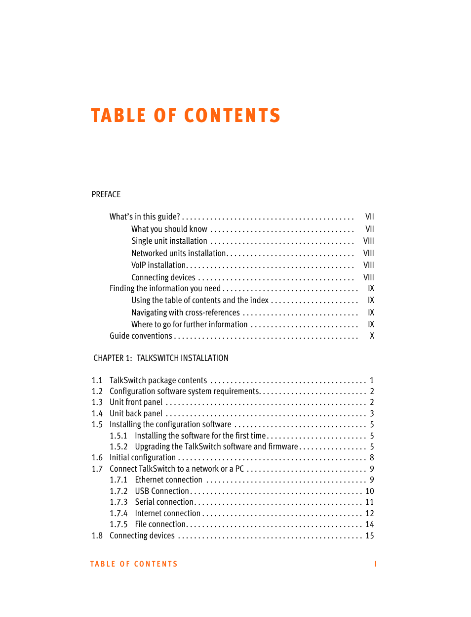 Talkswitch 24-CA User Manual | Page 3 / 243