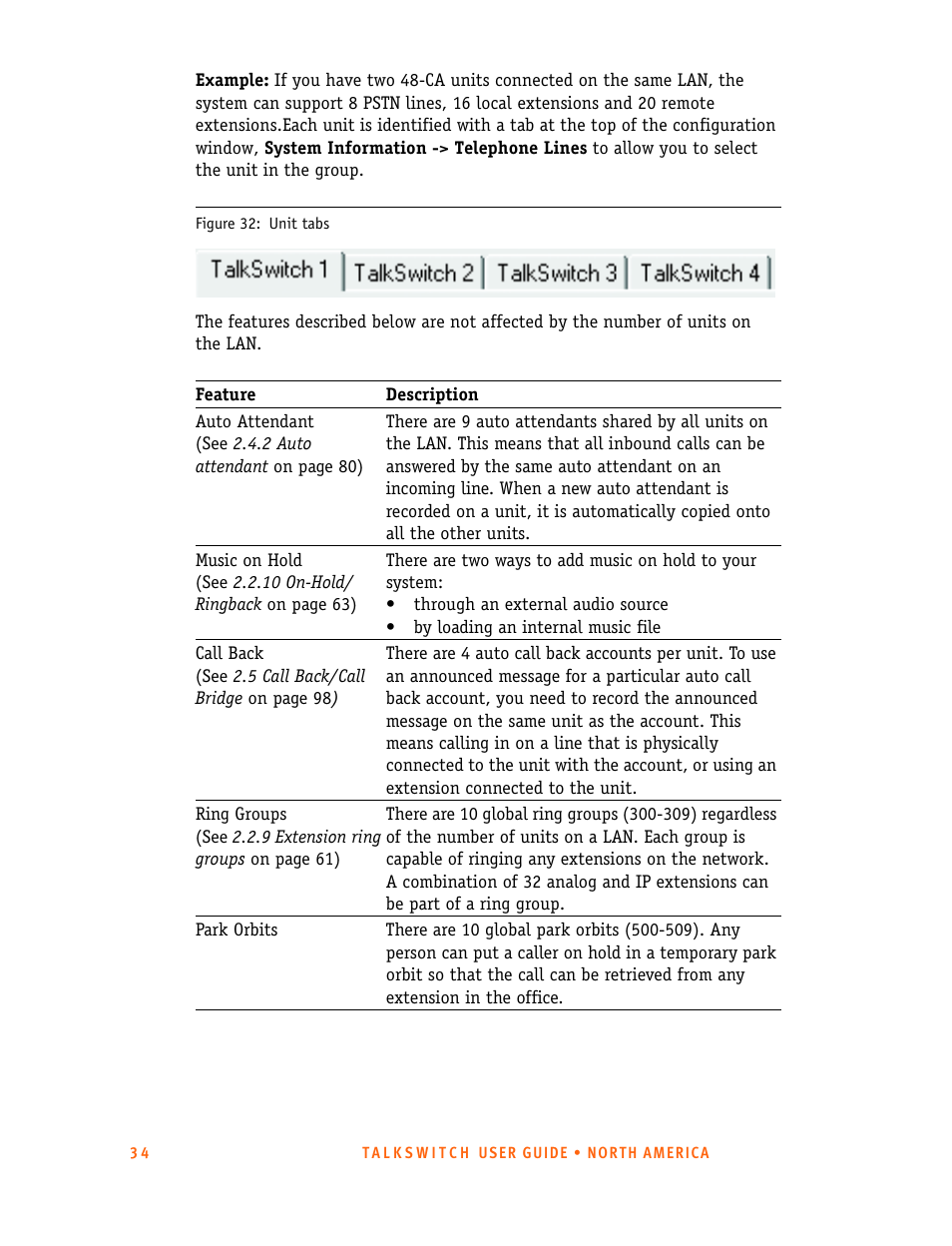 Talkswitch 24-CA User Manual | Page 46 / 243