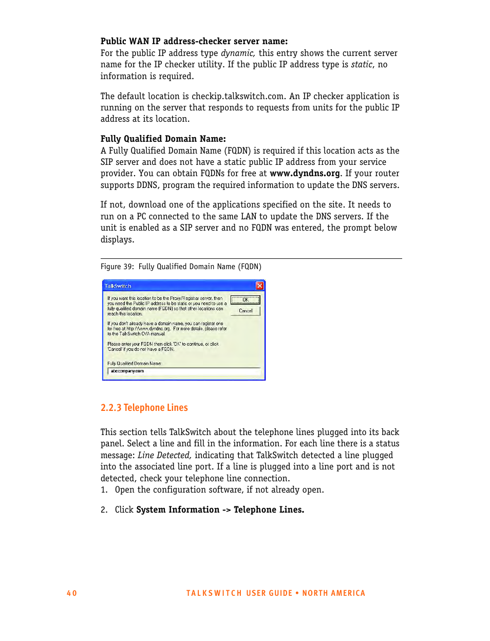 3 telephone lines | Talkswitch 24-CA User Manual | Page 52 / 243