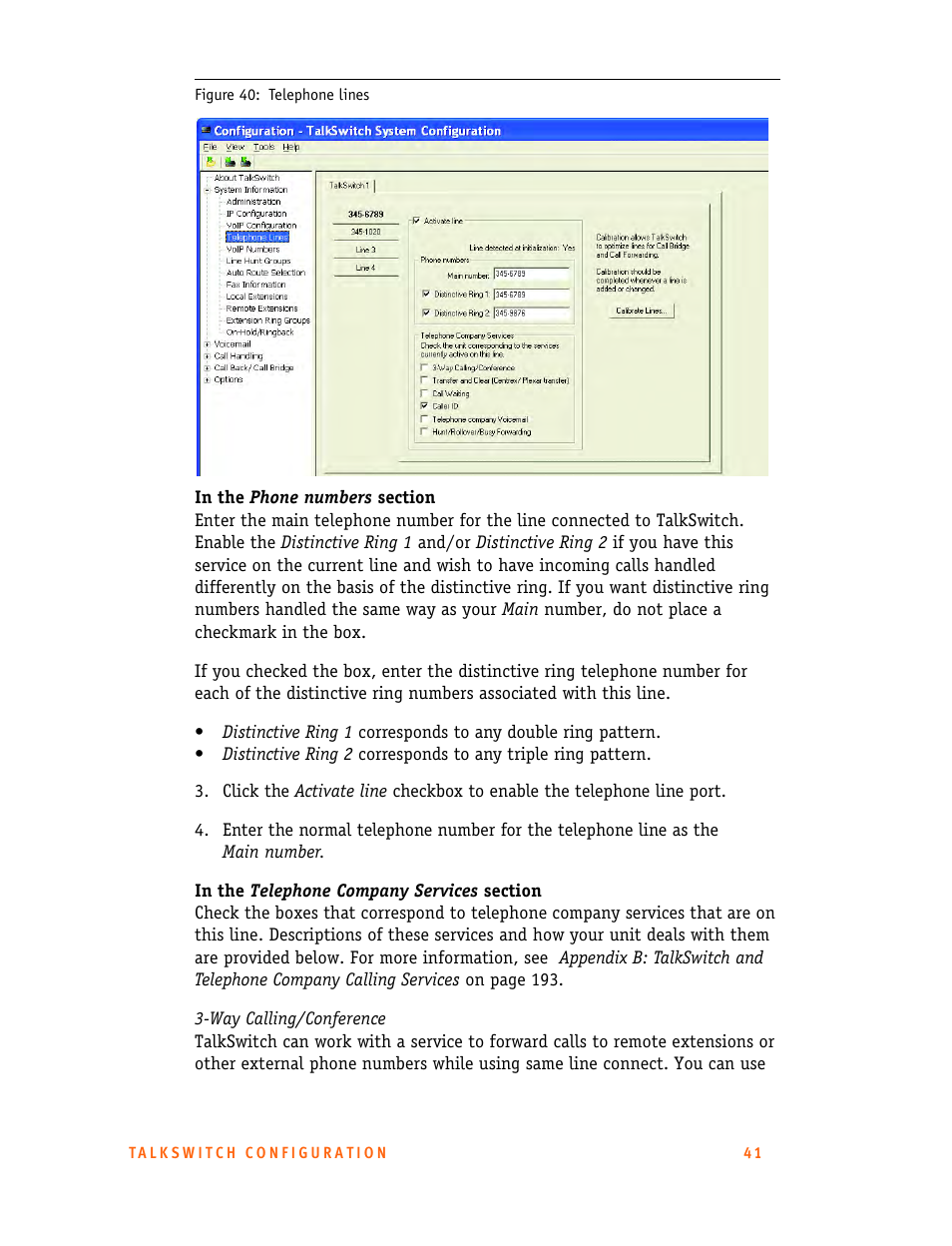 Talkswitch 24-CA User Manual | Page 53 / 243