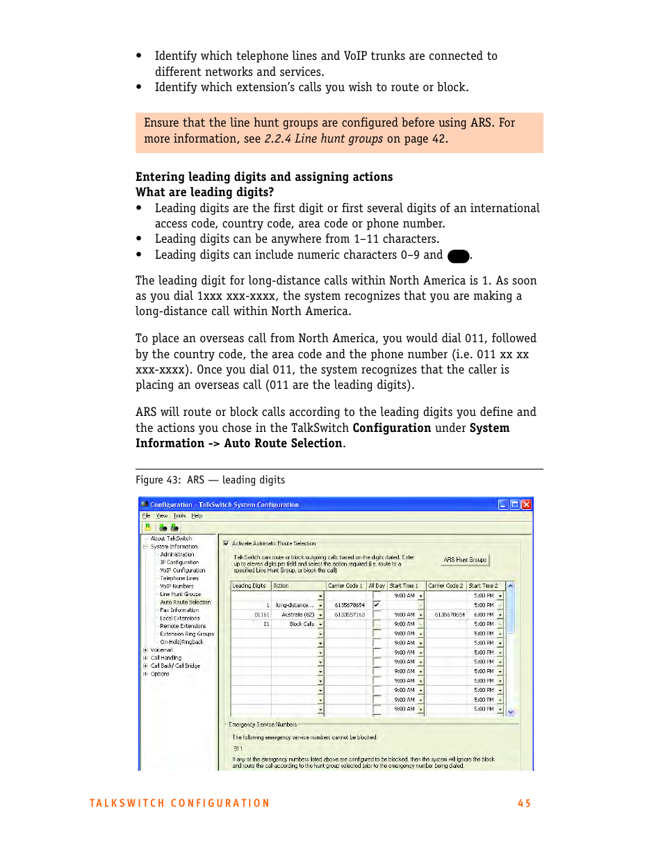 Talkswitch 24-CA User Manual | Page 57 / 243