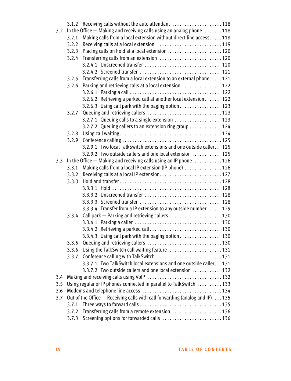 Talkswitch 24-CA User Manual | Page 6 / 243