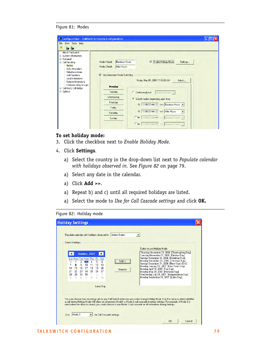 Talkswitch 24-CA User Manual | Page 91 / 243