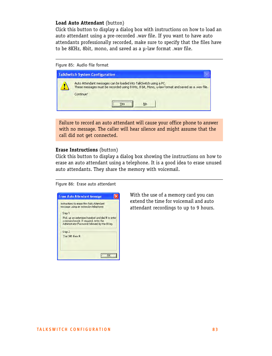 Talkswitch 24-CA User Manual | Page 95 / 243