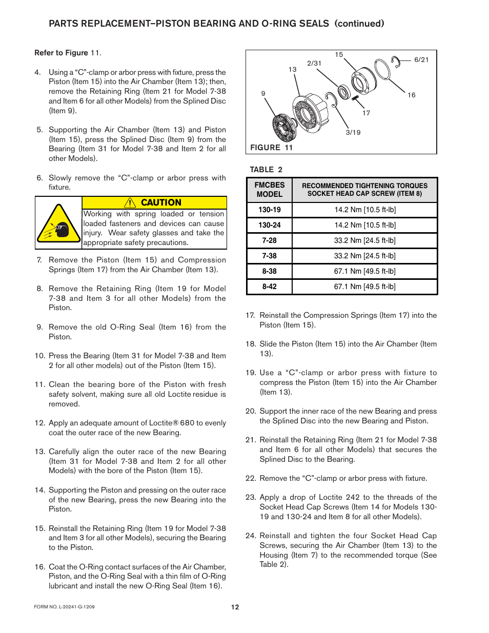 Nexen FMCBES-8-42 801481 User Manual | Page 12 / 24