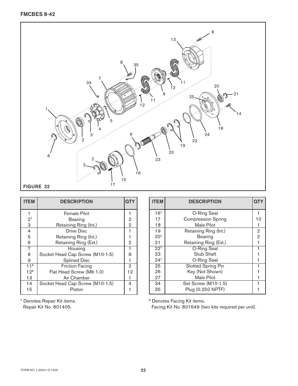 Nexen FMCBES-8-42 801481 User Manual | Page 22 / 24