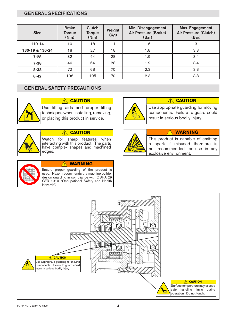 Nexen FMCBES-8-42 801481 User Manual | Page 4 / 24