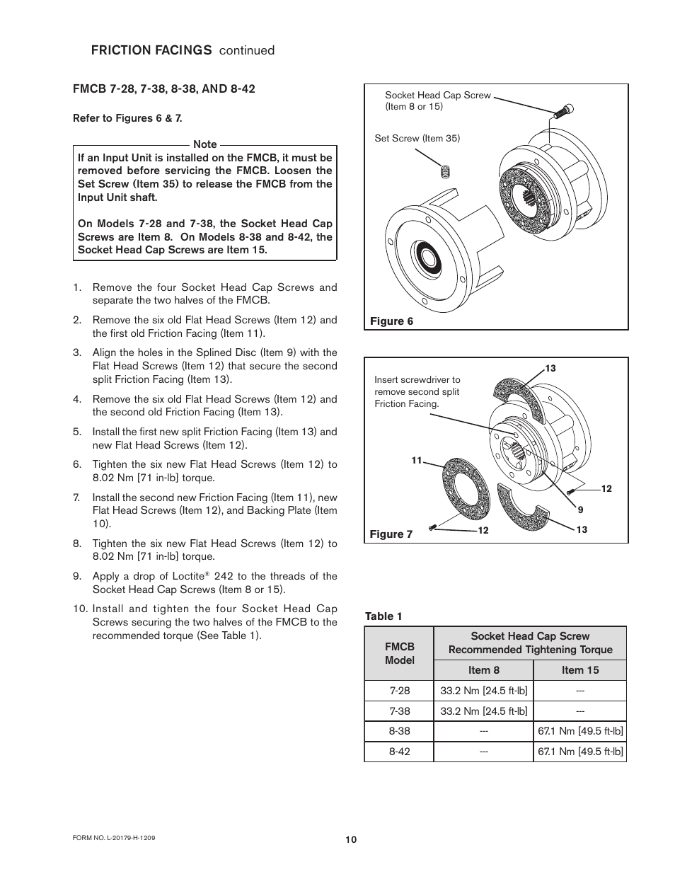 Nexen FMCB-7-38 801613 User Manual | Page 10 / 28
