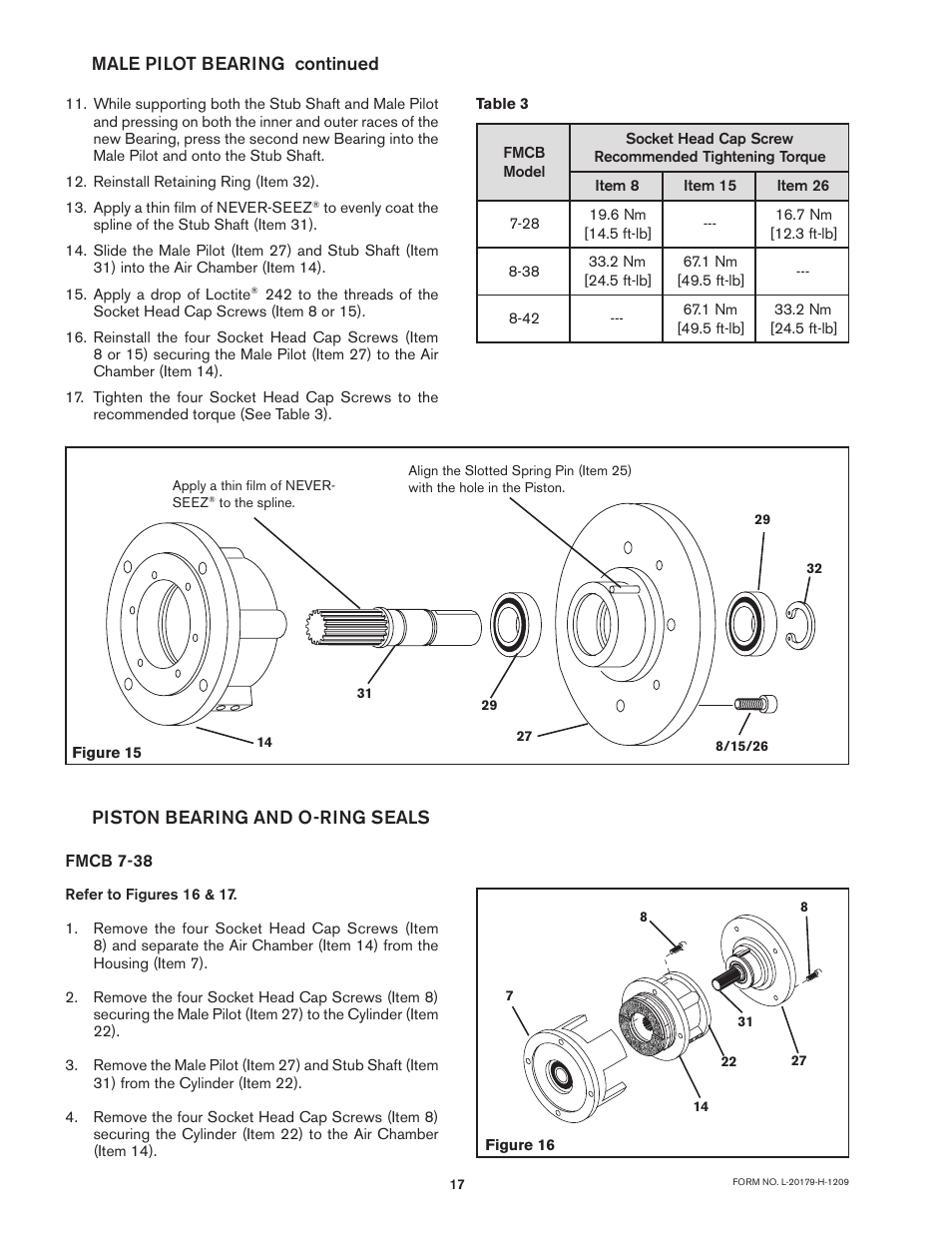 Nexen FMCB-7-38 801613 User Manual | Page 17 / 28