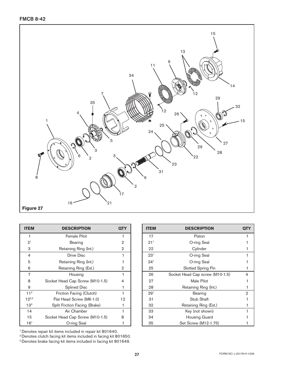 Nexen FMCB-7-38 801613 User Manual | Page 27 / 28