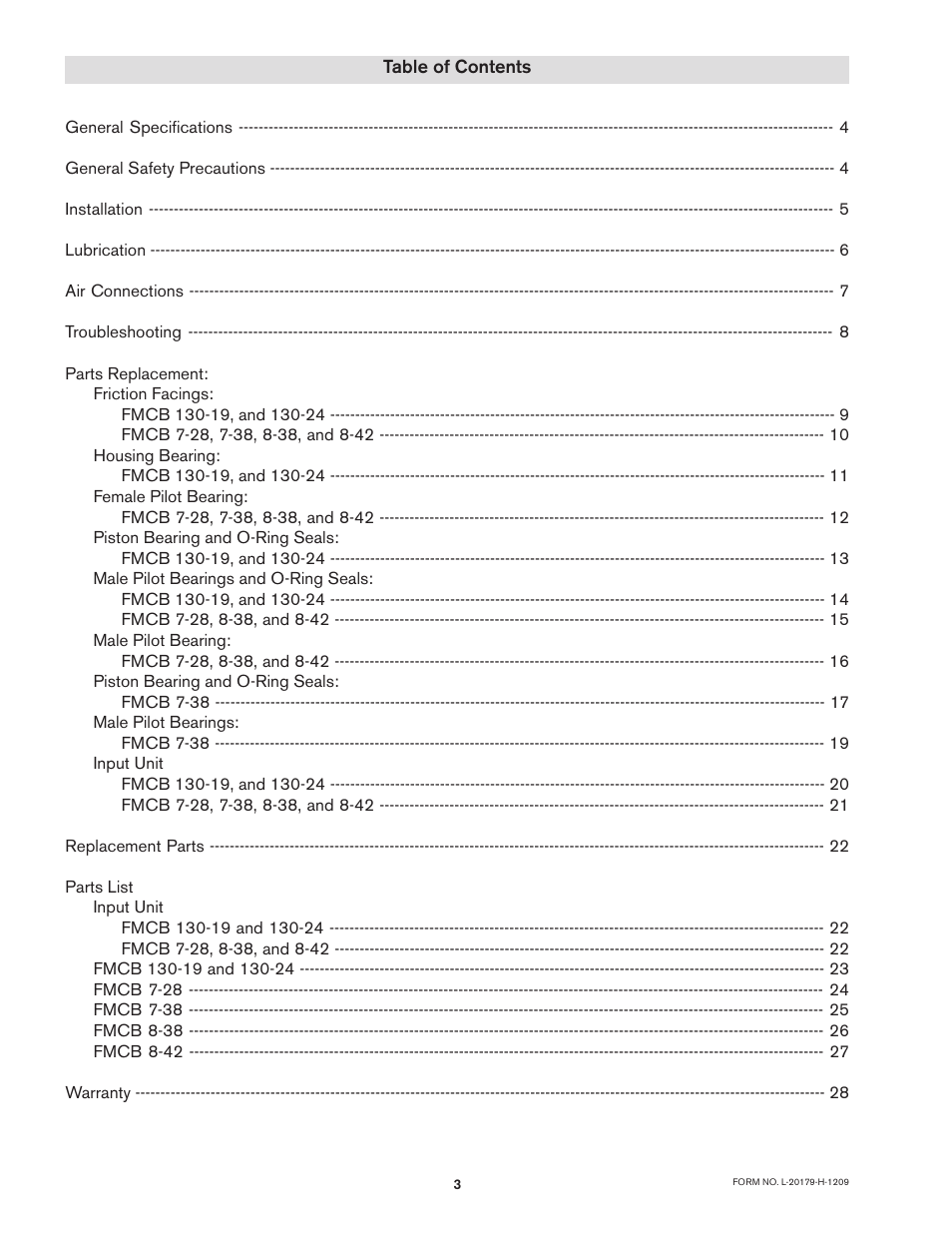 Nexen FMCB-7-38 801613 User Manual | Page 3 / 28