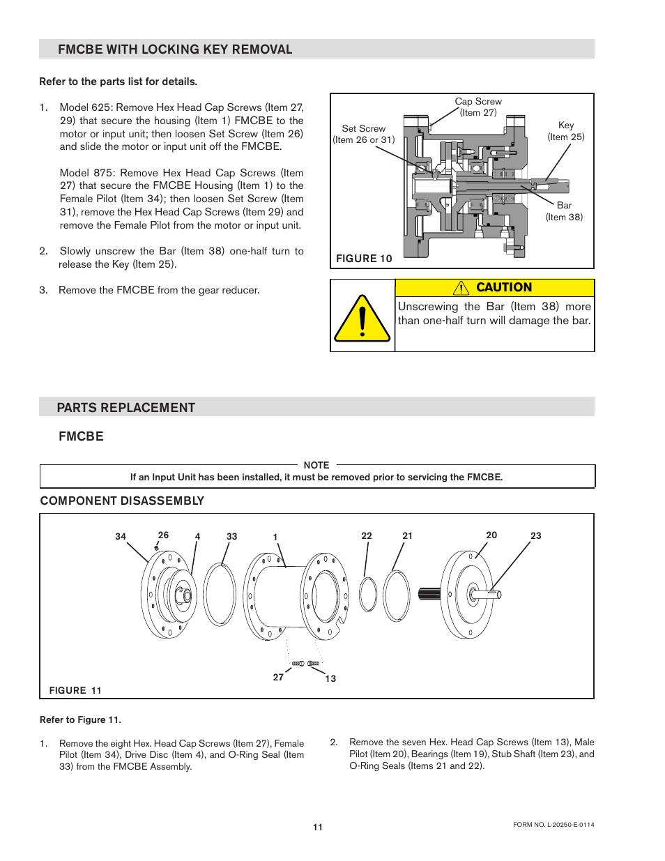 Nexen FM 625 BISSC 827251 User Manual | Page 11 / 18