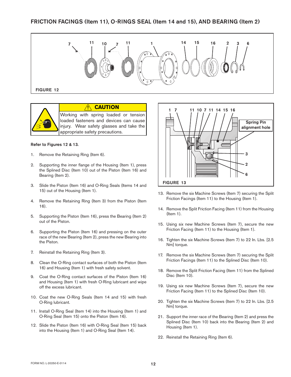 Nexen FM 625 BISSC 827251 User Manual | Page 12 / 18