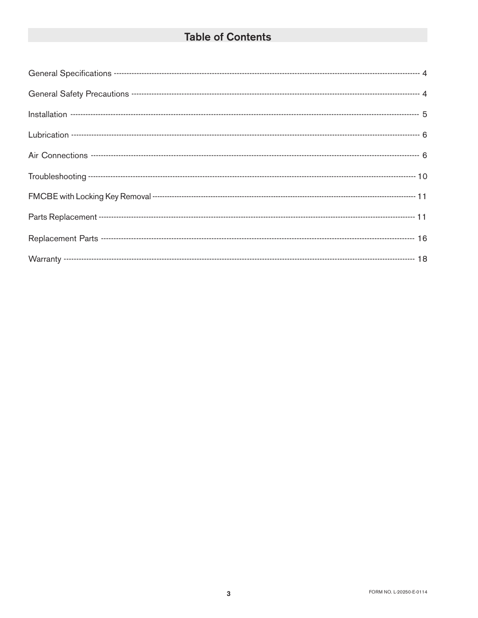 Nexen FM 625 BISSC 827251 User Manual | Page 3 / 18