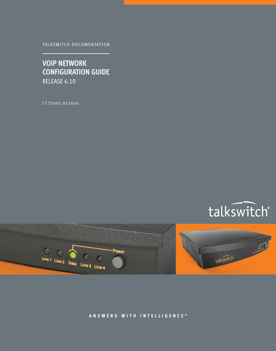 Talkswitch CT.TS005.002606 User Manual | 29 pages