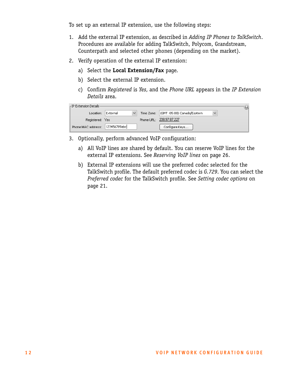 Talkswitch CT.TS005.002606 User Manual | Page 13 / 29