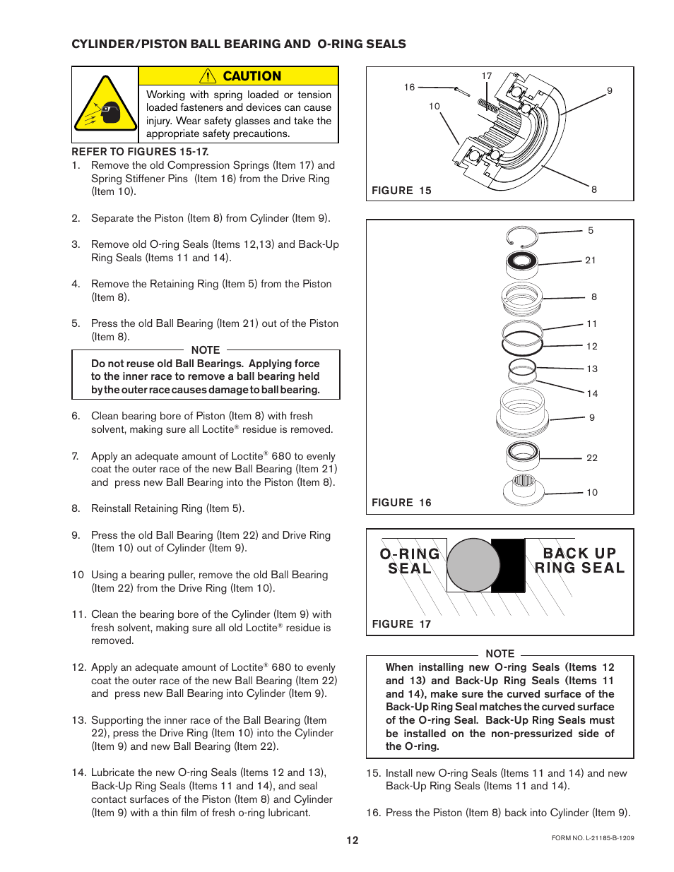 Caution | Nexen TL 10 - 15 801570 User Manual | Page 15 / 20