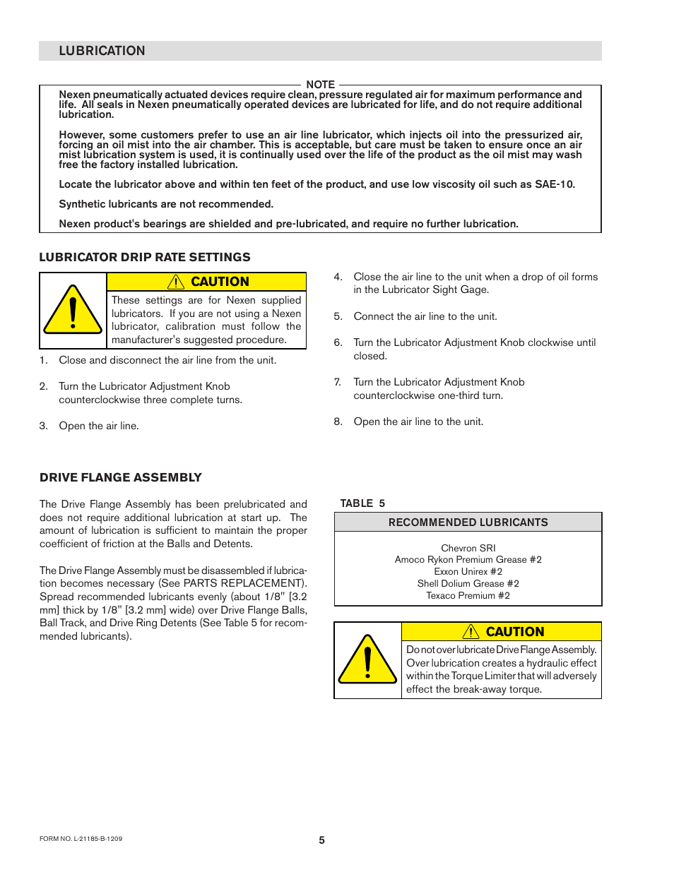 Nexen TL 10 - 15 801570 User Manual | Page 8 / 20