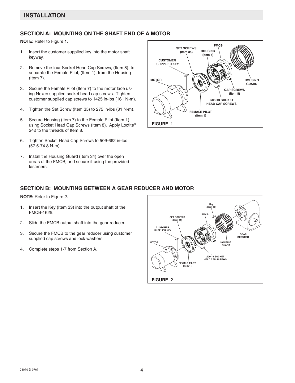 Installation | Nexen 1625 Input Unit 936001 User Manual | Page 4 / 16