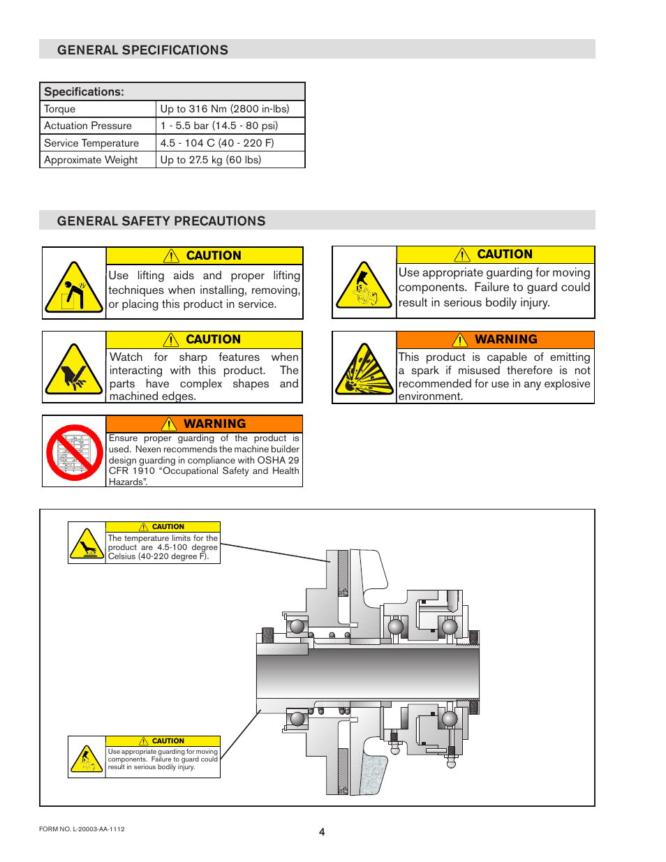 Nexen F-450 802700 User Manual | Page 4 / 18