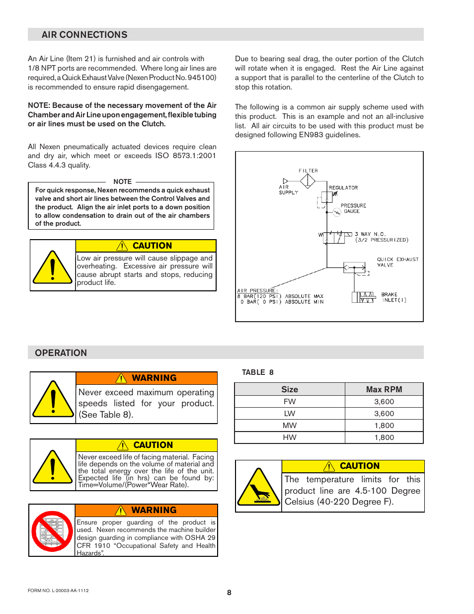 Nexen F-450 802700 User Manual | Page 8 / 18