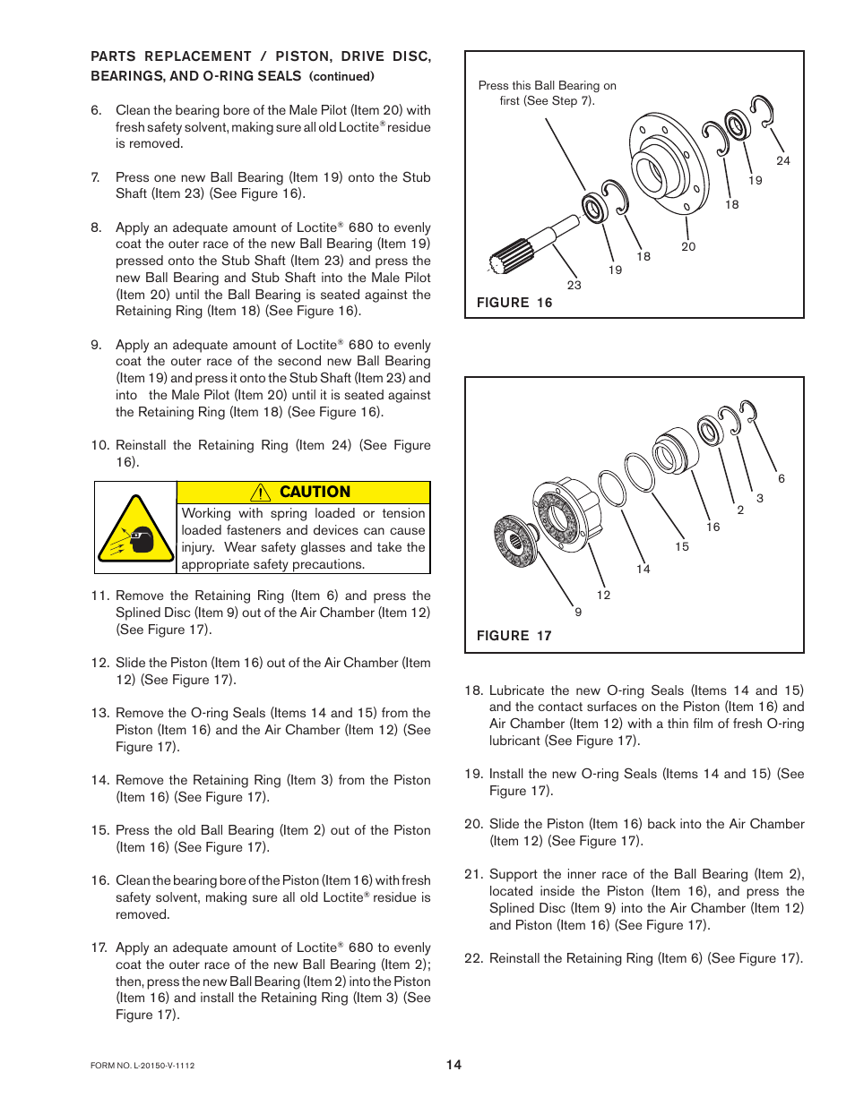 Nexen FMCBE-875 801428 User Manual | Page 14 / 22