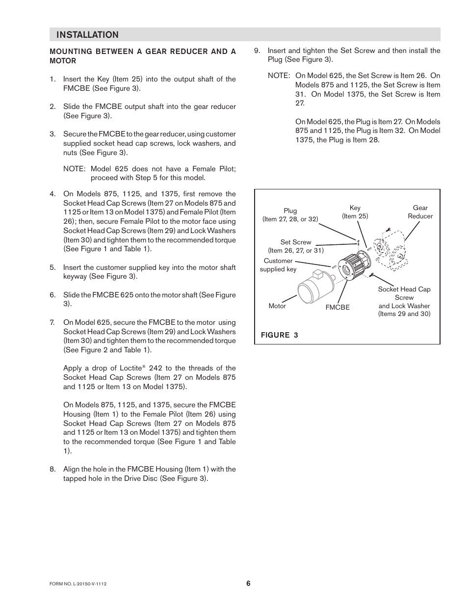 Nexen FMCBE-875 801428 User Manual | Page 6 / 22