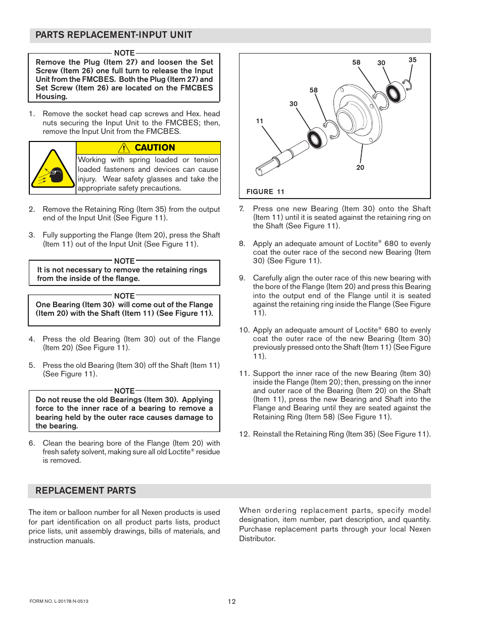 Nexen FMCBES-625 801652 User Manual | Page 12 / 18