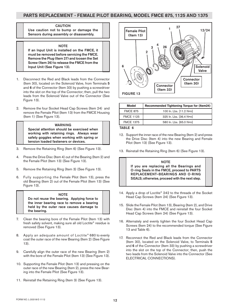 Nexen OPS-625 801692 User Manual | Page 12 / 21