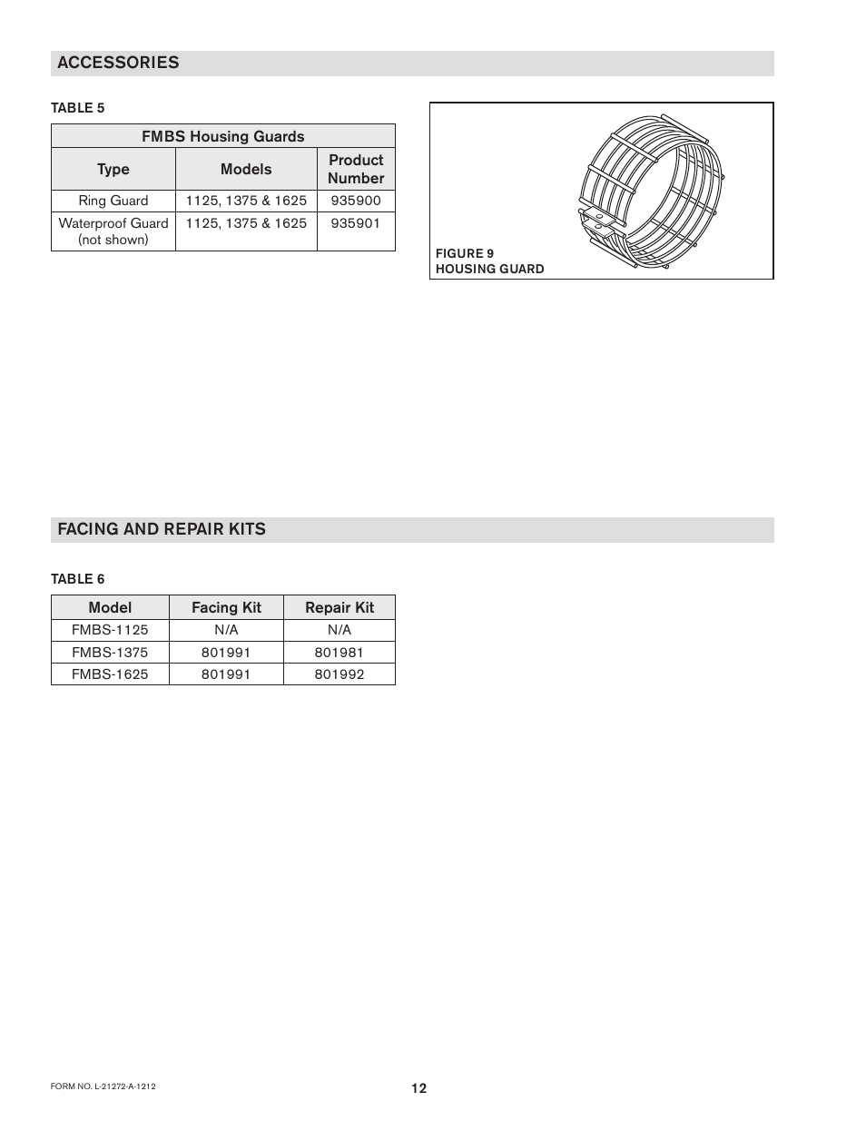 Nexen FMBS-1375 801981 User Manual | Page 12 / 13