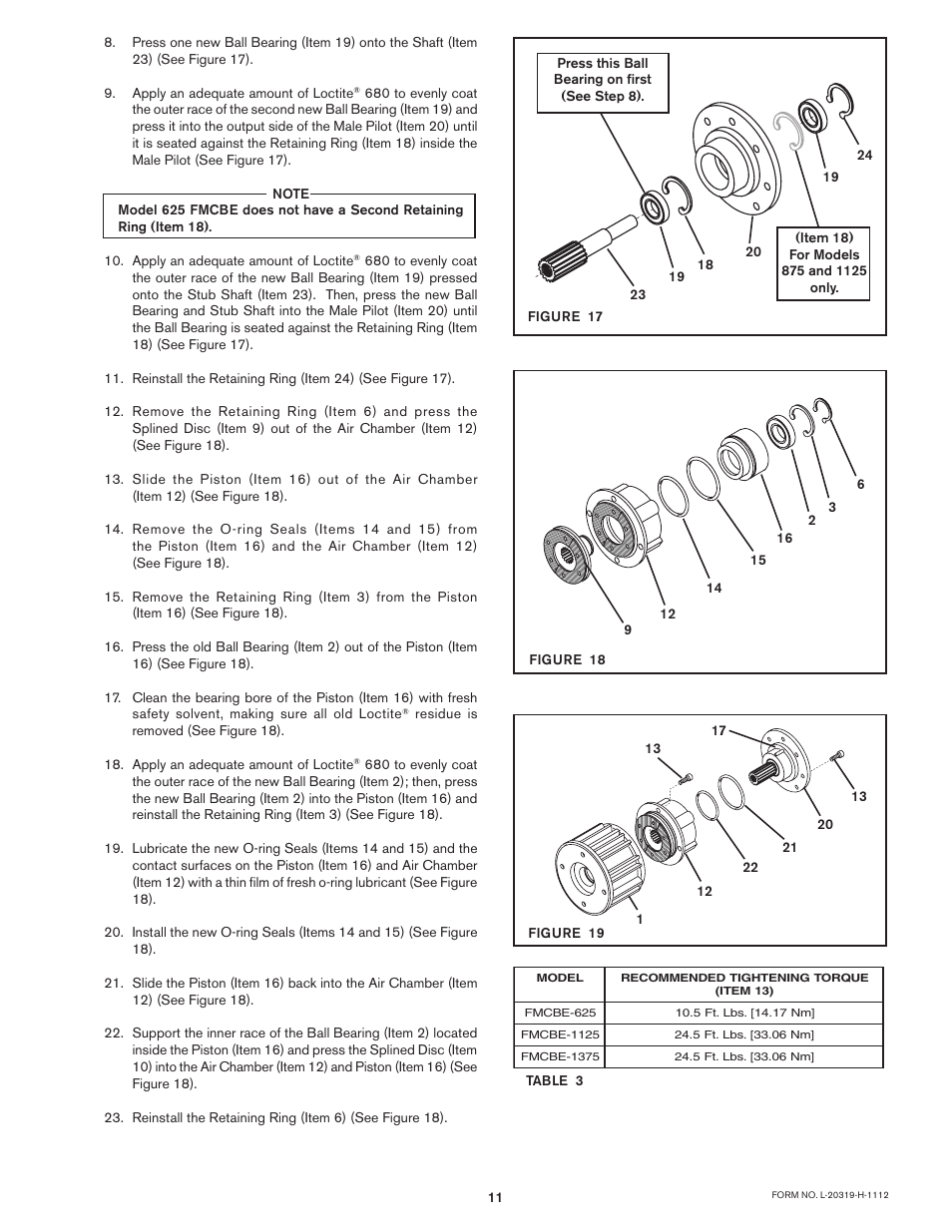 Nexen FMCE 625 801683 User Manual | Page 11 / 17