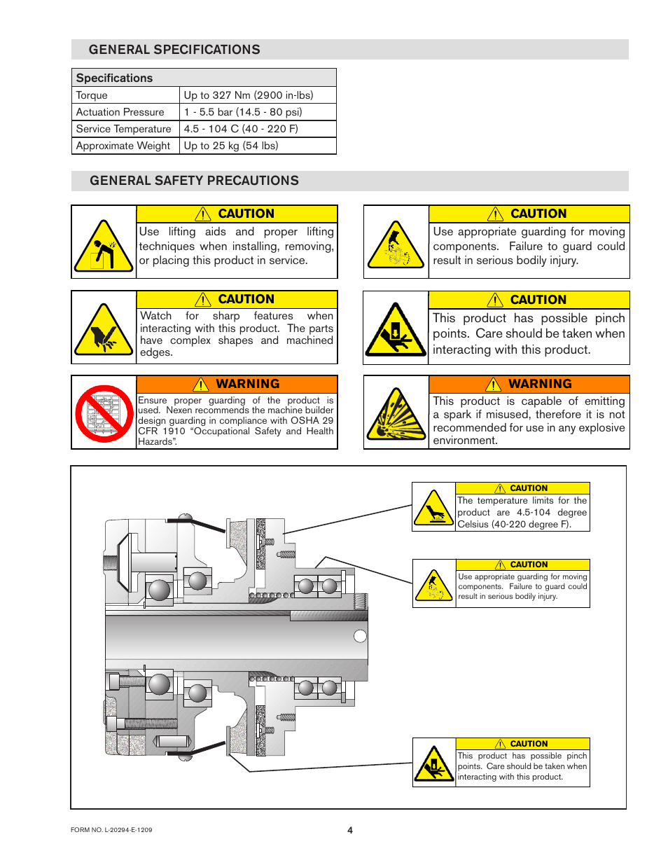 Nexen STC600 927270 User Manual | Page 4 / 17