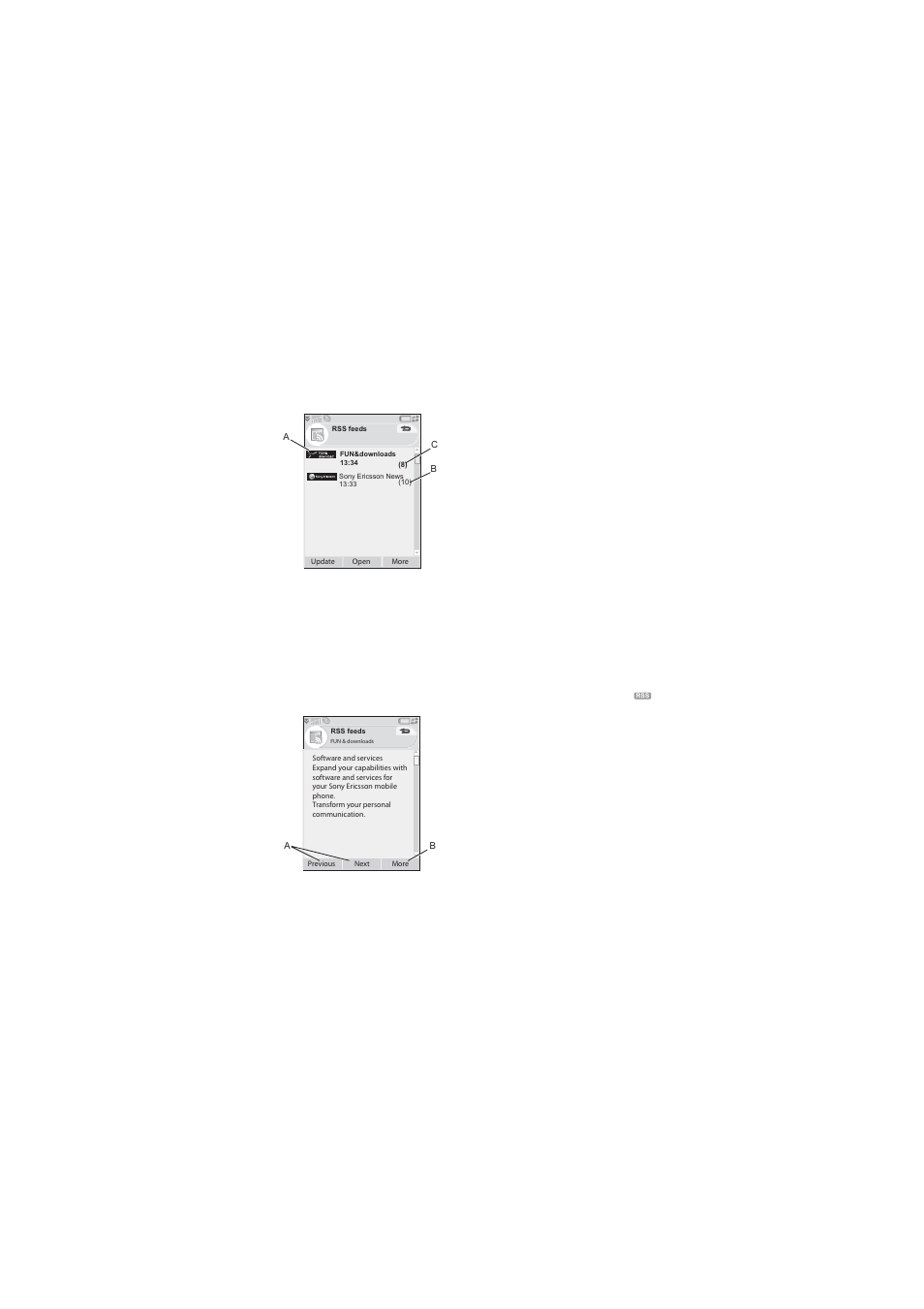 Updating feeds, Settings | Talkswitch M600I User Manual | Page 39 / 99