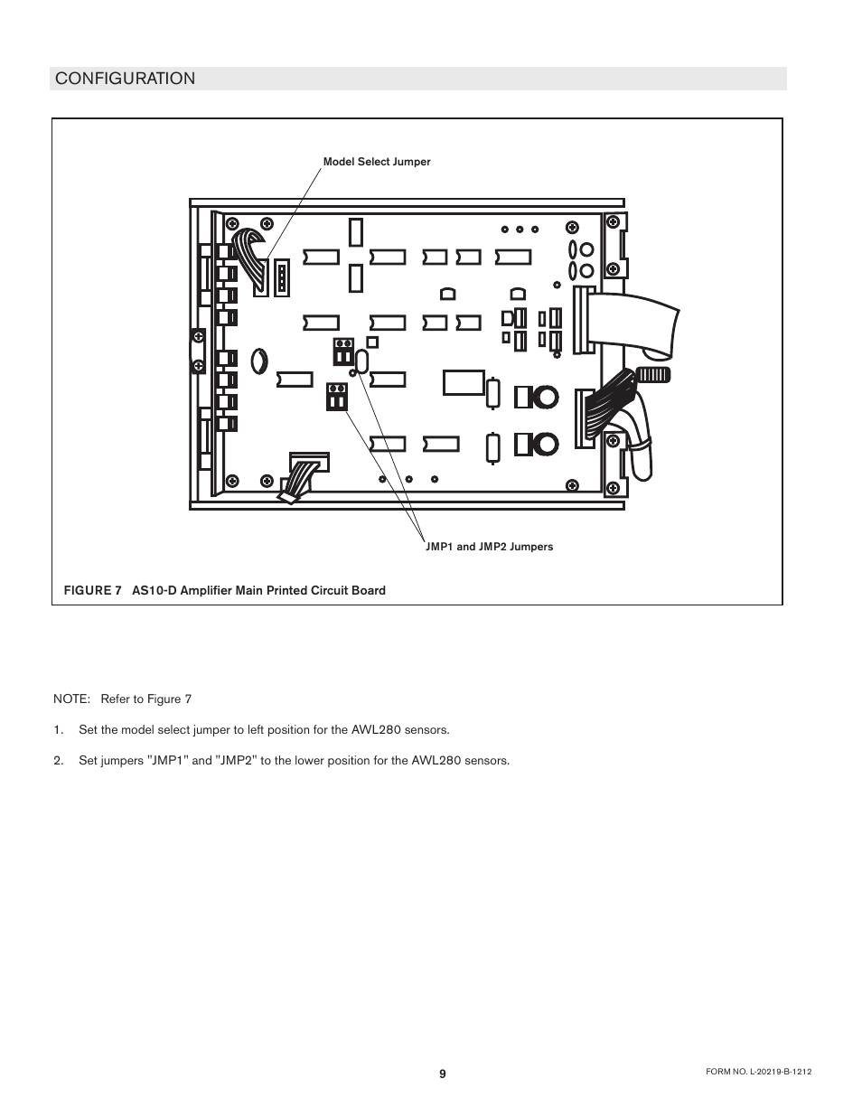 Configuration | Nexen AWL 280 912662 User Manual | Page 9 / 14