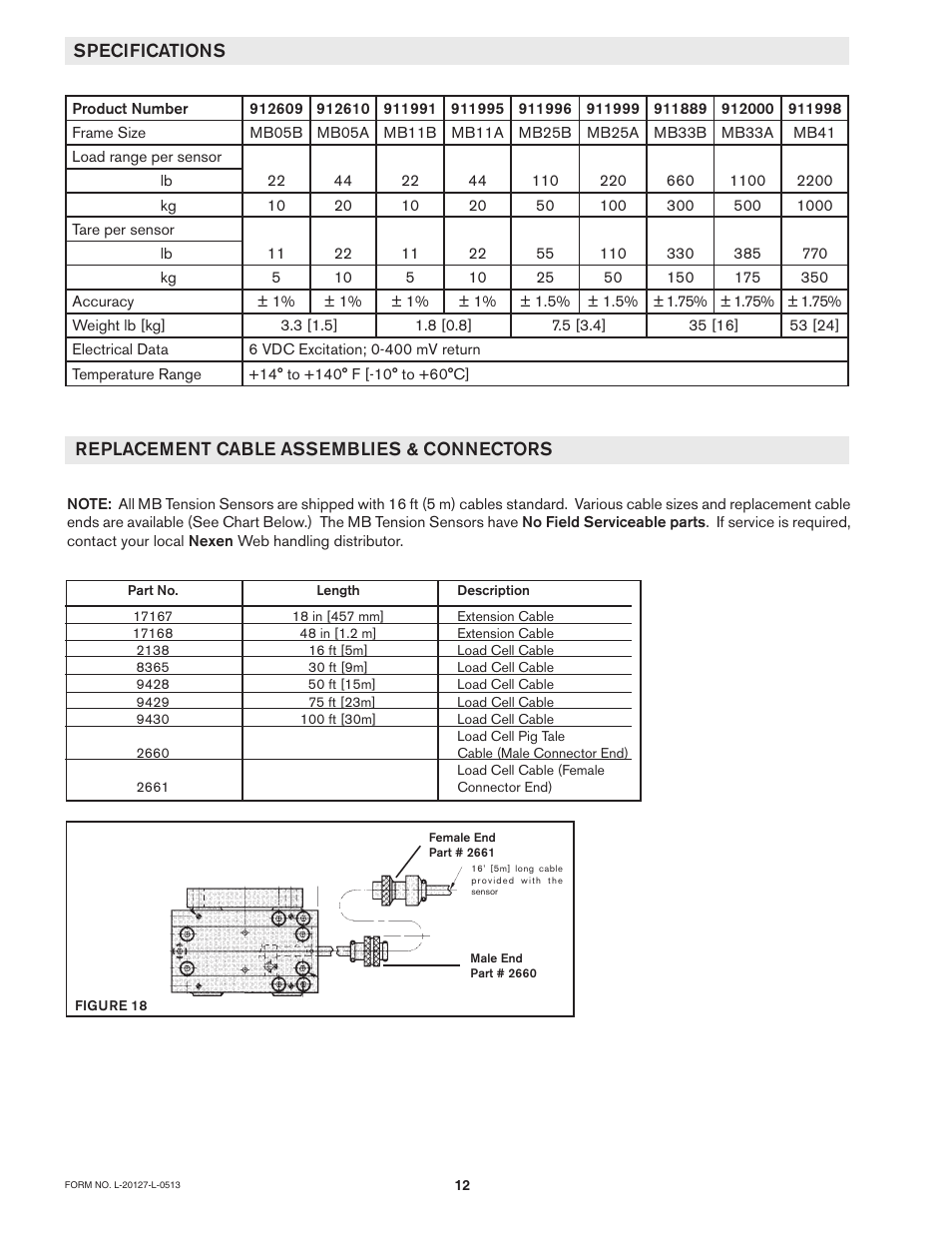 Nexen MB25B 911996 User Manual | Page 12 / 13