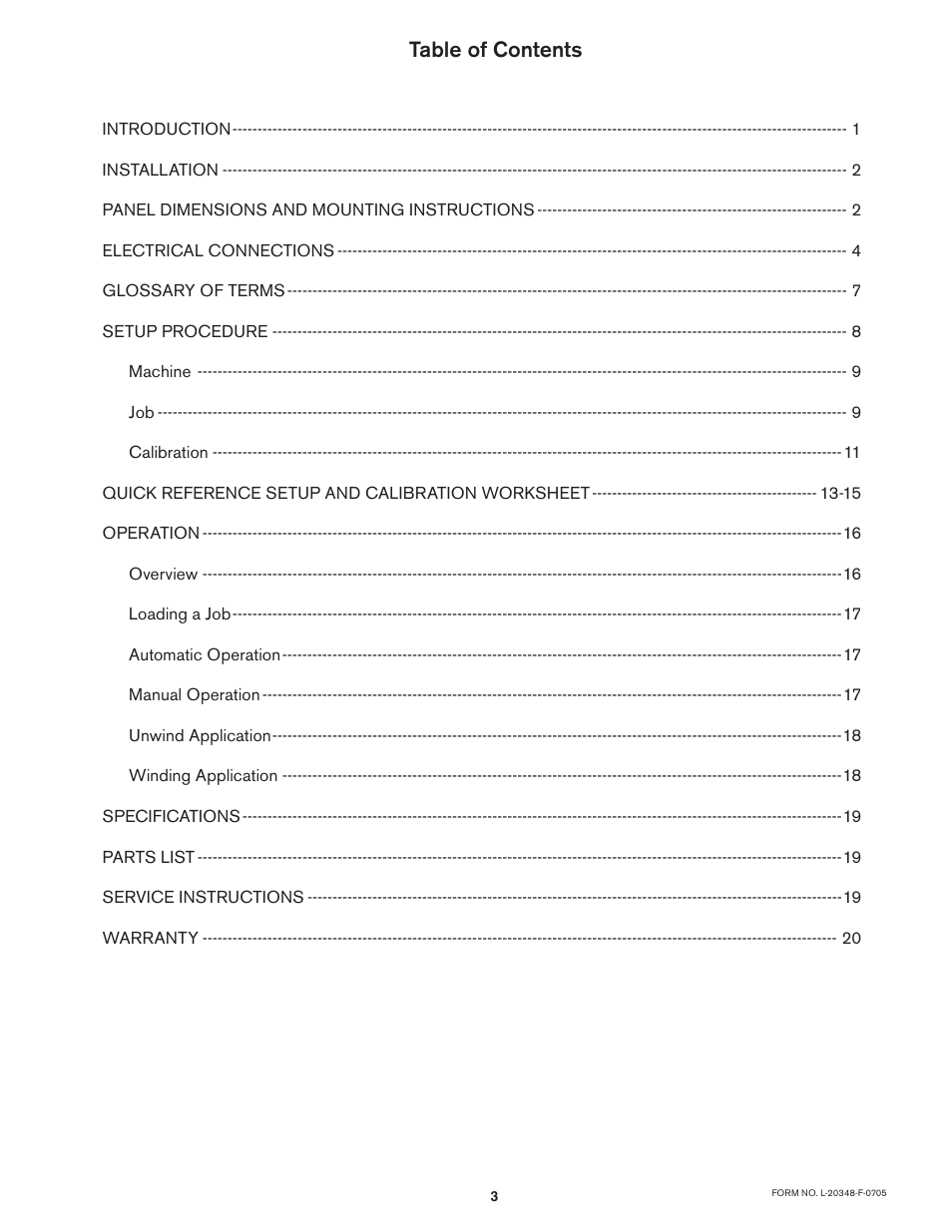 Nexen TCD600E 912145 User Manual | Page 3 / 24