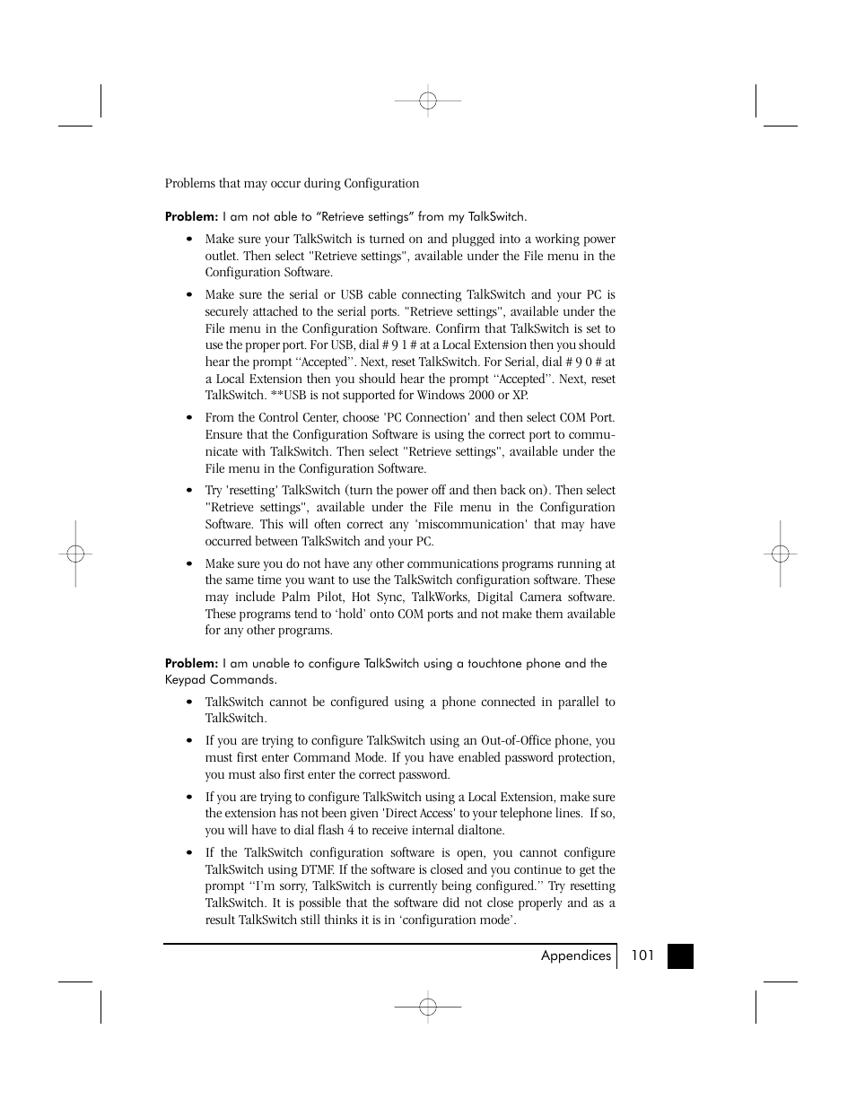 Talkswitch 48 User Manual | Page 102 / 137