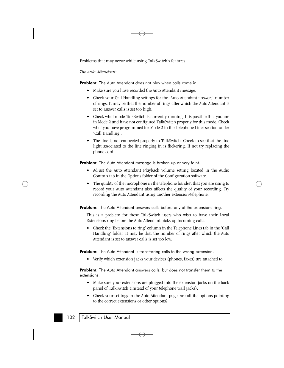 Talkswitch 48 User Manual | Page 103 / 137