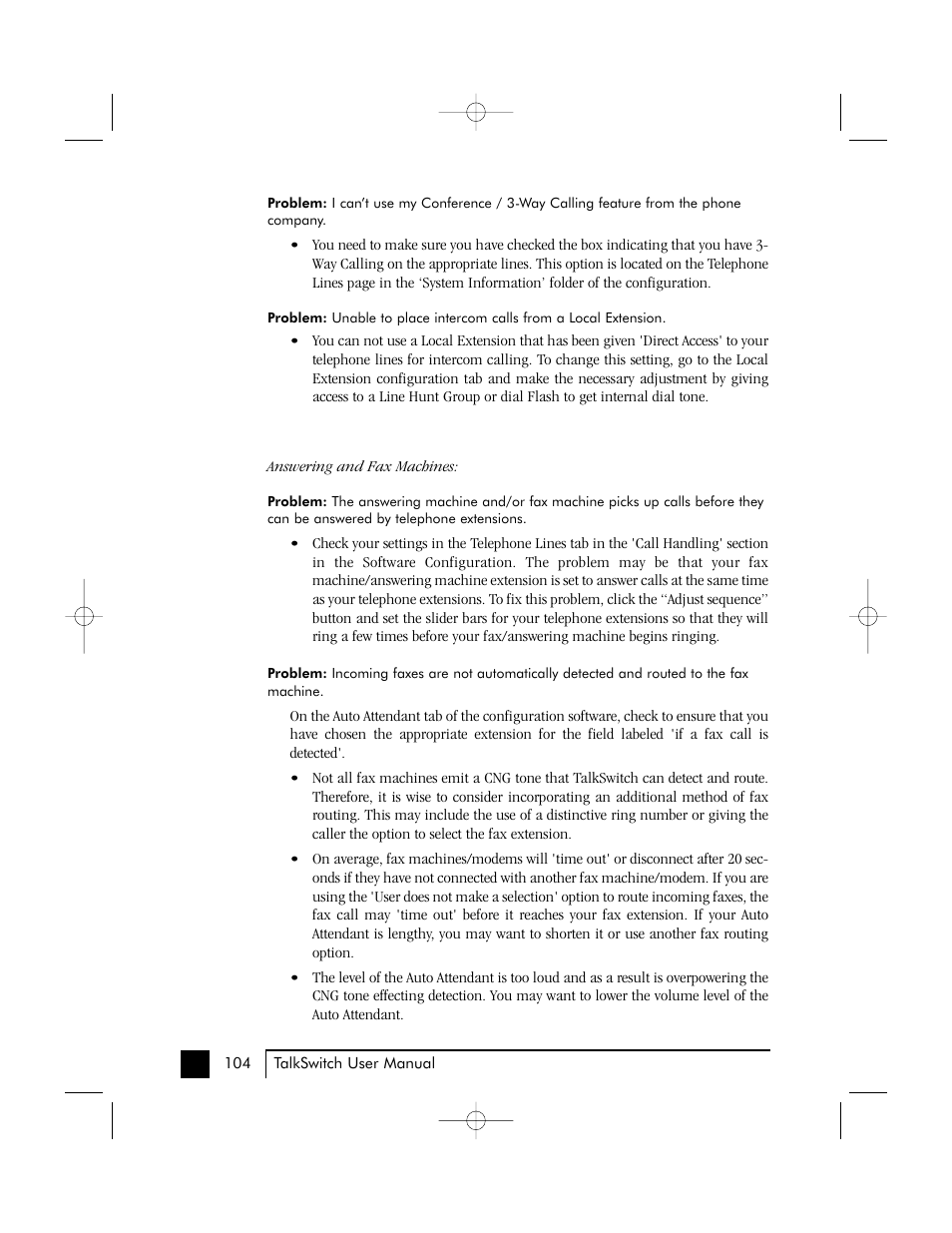Talkswitch 48 User Manual | Page 105 / 137