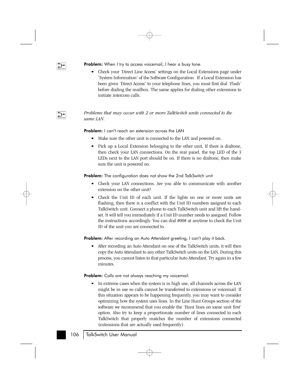 Talkswitch 48 User Manual | Page 107 / 137