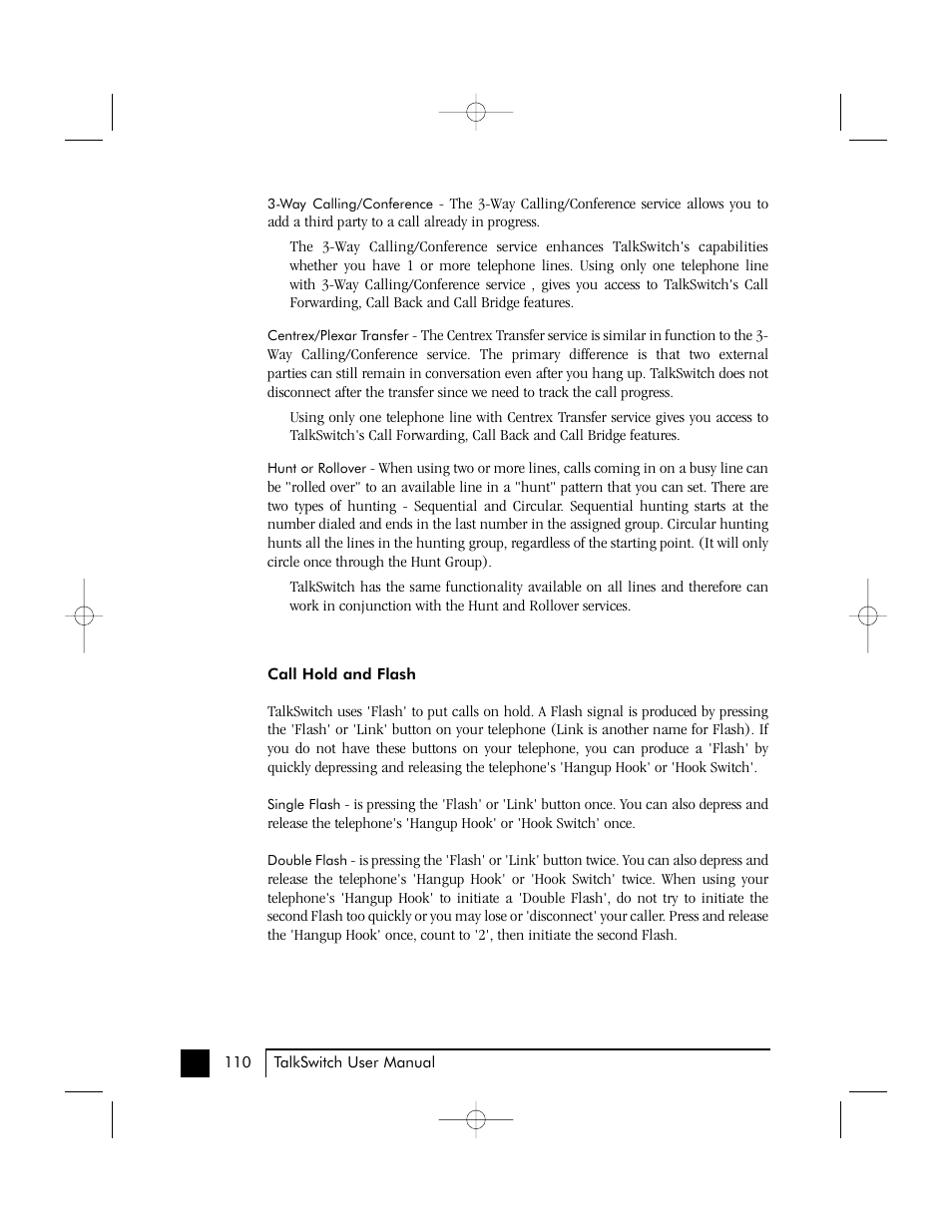 Talkswitch 48 User Manual | Page 110 / 137